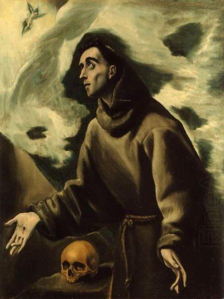 El Greco Saint Francis Receiving the Stigmata china oil painting image